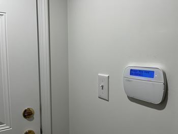 Intrusion alarm included in all homes